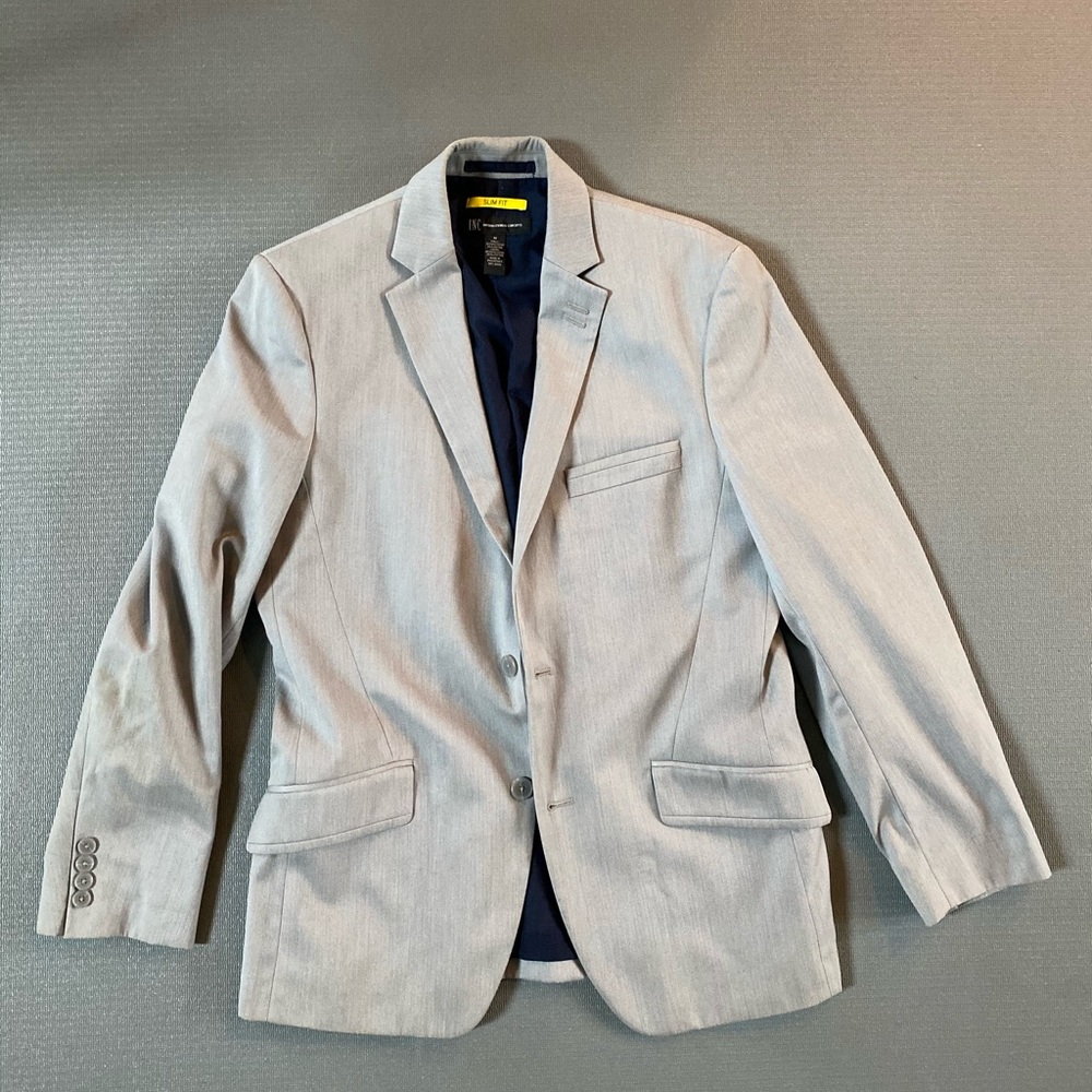Men’s INC Slim Fit Grey Sports Coat